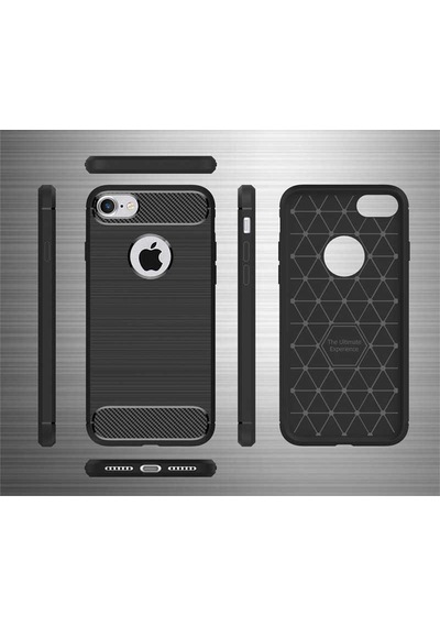 Apple Uyumlu iPhone 8 Kılıf Zore Room Silikon Kapak Gri