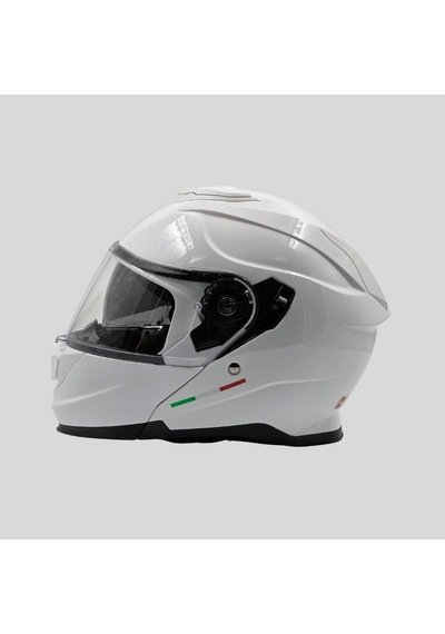 Arwic AR935 Parlak Çene Açılır Ece-R 22.06 Motosiklet Kaskı Beyaz