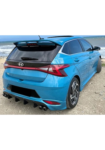 Hyundai İ20 Arka Ek Plastik Siyah Difüzör 2019+ Arka-bodykit-ek-karlık