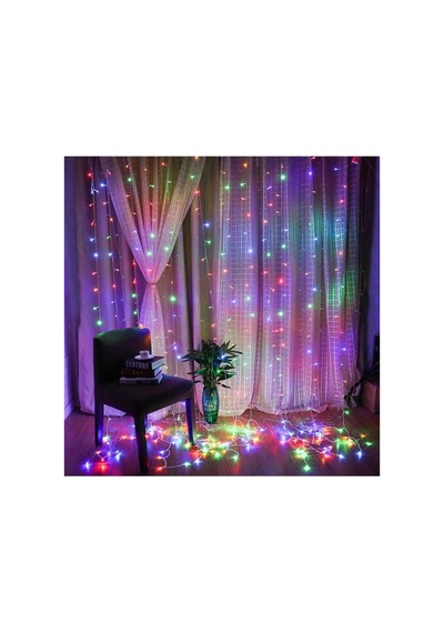 10mt Rgb 100 Led Fişli Noel Parti Yılbaşı Ağaç Dekoratif Aydınlatma Lambası Animasyonlu Süsleme Sarı
