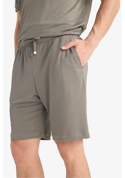DeFacto Regular Fit Her Yöne Esneyen Krinkıl Bermuda Şort -  E0980AX25SMKH401