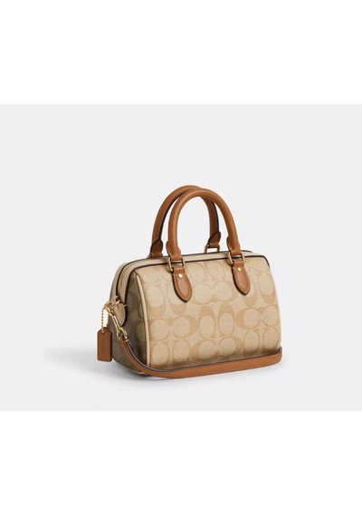 Coach Mini Rowan Crossbody Kadın Çanta Krem - Taba
