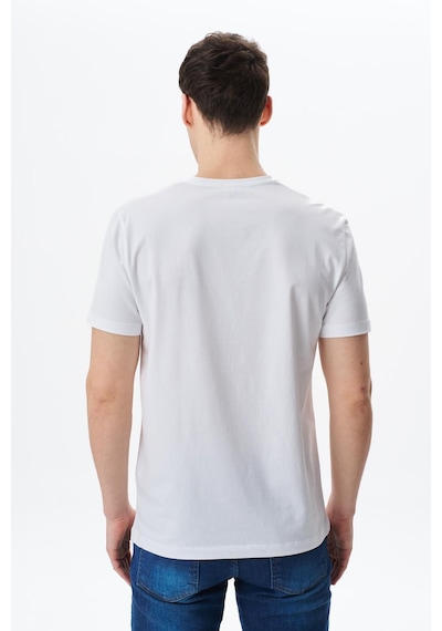 AR-MA Arma Erkek Regular Fit Baskılı Süprem Bisiklet Yaka Tişört Y29344453902 Beyaz
