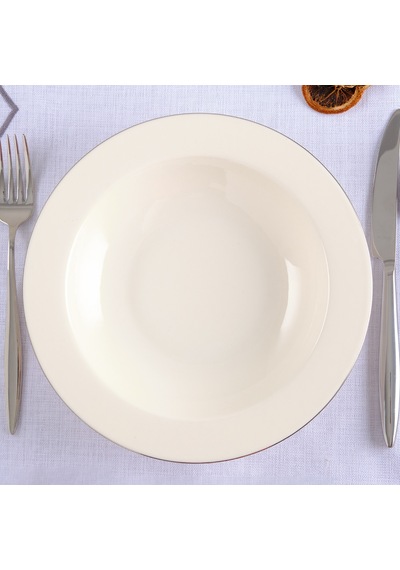 Aryıldız Hera Platin Yemek Tabağı 23 Cm Renkli