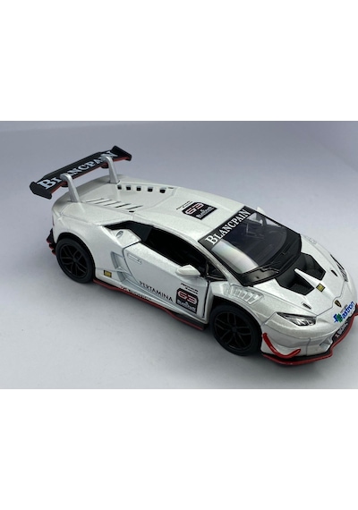 Kinsmart Lamborghini Huracan Lp620-2 Super Trofeo Çek Bırak Beyaz