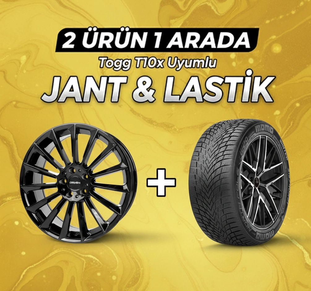 Togg T10x Momo225/60R18 KışLas. 4Ad.Yıl:2025+CA178018 B 18"Jant 4Ad.