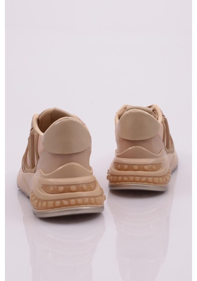 Dgn 041 Kadin V Desenli Sneaker 041-2252-R0152 Siyah