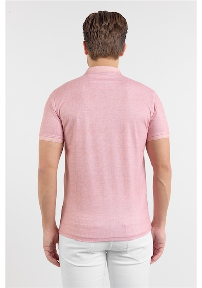 Pembe Kısa Kol Baskılı Pike Polo Yaka Cepsiz Esnek Casual Slim Fit Tişört 1011250153 Pudra Pembe Kısa Kol Baskılı Pike Polo Yaka Cepsiz Esnek Casual Slim Fit Tişört 1011250153 Pudra