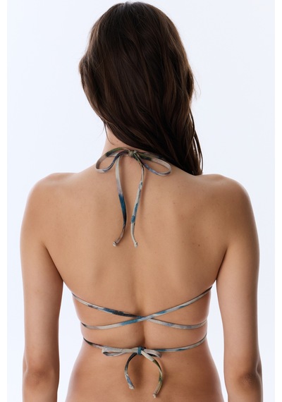 Penti Renkli Zoe Minimal Üçgen Bikini Üstü Çok Renkli