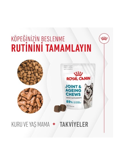 Joint&ageing Chews Eklem Ve Sağlıklı Yaşlanmayı Destekleyen Tamamlayıcı Ödül Maması 240g