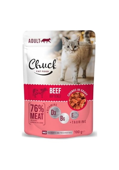 Pouches, Yetişkin, Dana Etli 100 Gr X 24 Adet 100 G