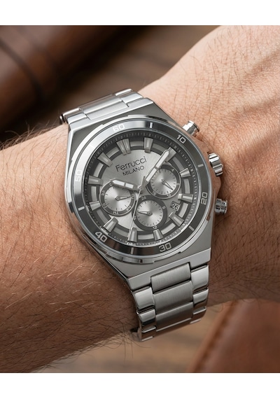 Ferrucci Erkek Kol Saati L-03291m.3 Gümüş