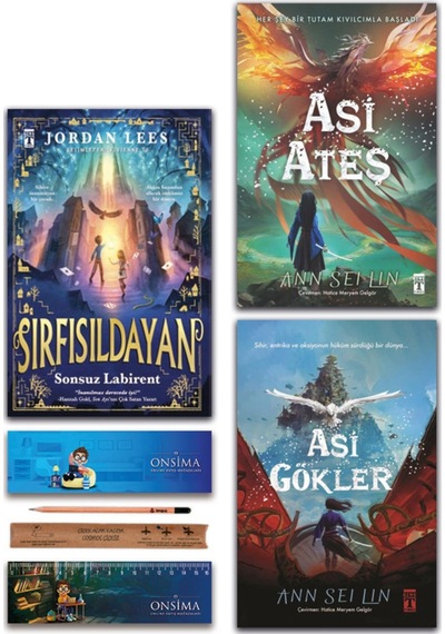 Genç Timaş Asi Ateş - Asi Gökler - Sonsuz Labirent - Sırfısıldayan Set 3 Kitap