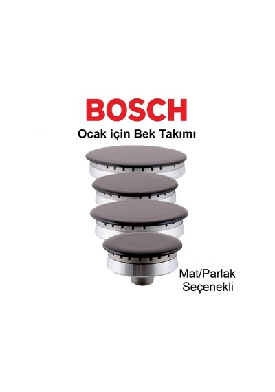 Bosch Uyumlu Ocak Için Döküm Şapka Bek Takimi Mat Veya Parlak Seçenekli - 476429661
