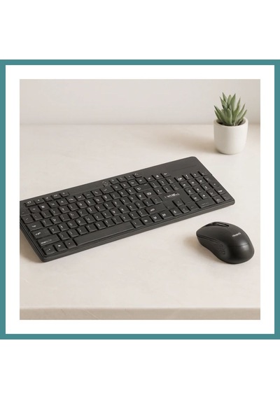 Trendexa Kablosuz Multimedya Klavye Ve Mouse Seti Q Klavye - Siyah Mac Diğer