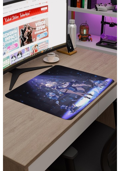 Furina Genshin Impact Anime Gacha V5 - 48x40 Xl Gaming Mouse Pad Fare Altlığı