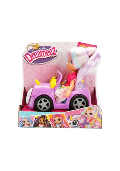 Sunman Oyuncak Bebek Ve Mini Arabası - Lila Standart