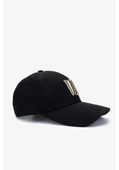 Valmenti Unisex Tekstil Beyzbol Şapka 1139 Ec4006 Spk Y25 Golden Logo Siyah