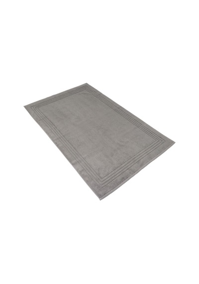 Lüks Mısır Pamuğu Banyo Paspası, %100 Pamuk, 70x180 Cm Koyu Gri