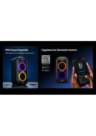 Oraimo Bluetooth Karaoke Hoparlör Obs-982 Speed Black