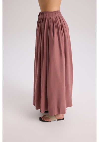 Mai Collection Mai Studios Co. Gabbiano Bağcıklı Pileli Açık Bordo Etek Çok Renkli Mai Collection Mai Studios Co. Gabbiano Bağcıklı Pileli Açık Bordo Etek Çok Renkli