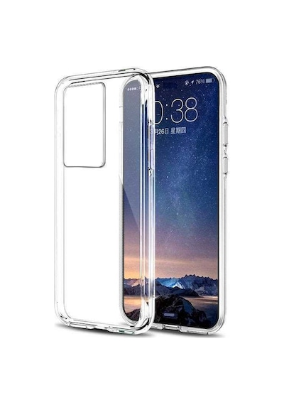 Noktaks - Huawei P40 Pro Uyumlu - Kılıf Şeffaf Soft Slim Fitt Süper Silikon Kapak - Şeffaf