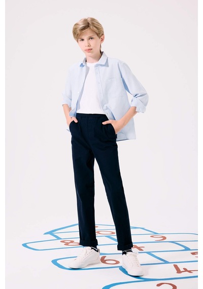 Defacto Erkek Çocuk Okula Dönüş Regular Fit Düz Paça Gabardin Pantolon U3254a625aunv253 Lacivert Defacto Erkek Çocuk Okula Dönüş Regular Fit Düz Paça Gabardin Pantolon U3254a625aunv253 Lacivert