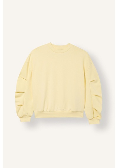 Defacto Bisiklet Yaka Sweatshirt Ve Nervürlü Pantolon 2li Takım Kız Çocuk I3868a826auyl498 Sarı-yl498 Defacto Bisiklet Yaka Sweatshirt Ve Nervürlü Pantolon 2li Takım Kız Çocuk I3868a826auyl498 Sarı-yl498