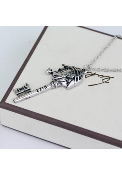 Sherlock Un İzinde Dedektif Temalı Unisex Kolye 60 Cm Zincir Çok renkli