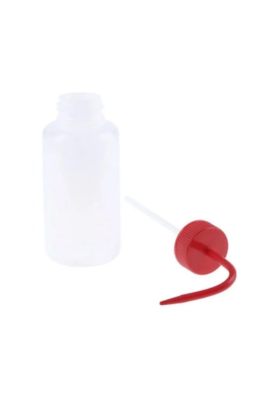 Borox Piset 500 ML Yıkama Şişesi Geniş Boyun Kırmızı Kapak
