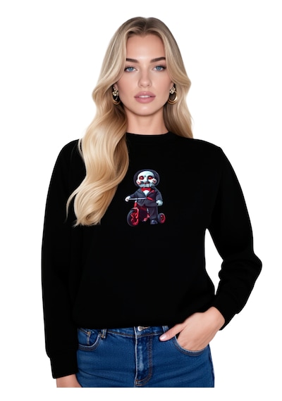 Jigsaw Unisex Sweatshirt Siyah