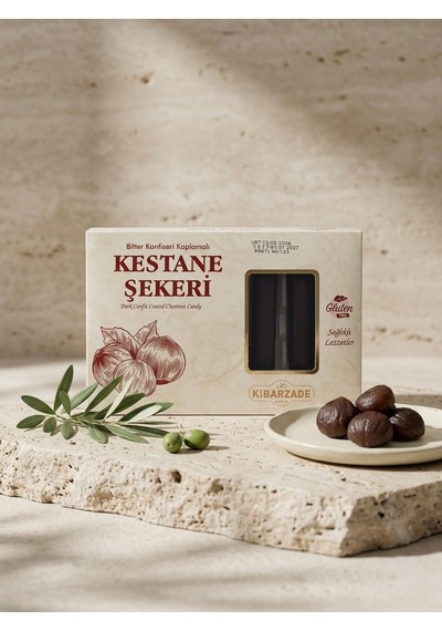 Çikolata Kaplamalı Kestane Şekeri - Nostalji Serisi - 125 Gr