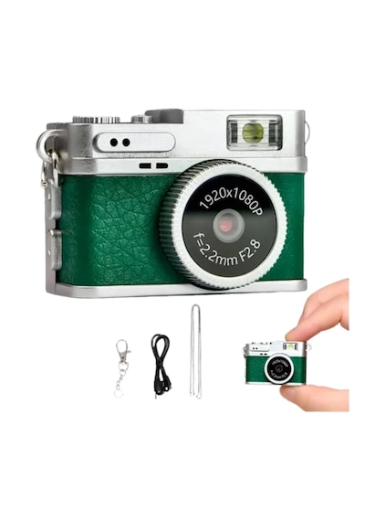 Mey İthalat 1080p Hd Mini Dijital Kamera Ips Ekranlı Taşınabilir Fotoğraf Makinesi