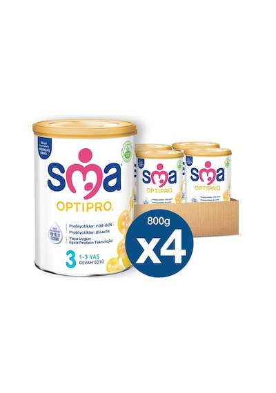 Sma 3 Çocuk Devam Sütü 800 G 4 Adet