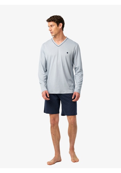 Blackspade Erkek 3lü Set Pijama Takımı 40962 - Gri