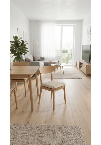 Bahçe Balkon Mutfak Kreş Sandalye Minderi Fermuarlı 40x40 6 Adet Kahverengi Çizgili 5 Cm Gri Sünger Kahve Köpüğü