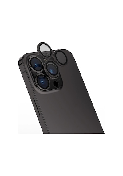 Apple iPhone Uyumlu 16 Pro Zore Mikro Kamera Lens Koruyucu Siyah
