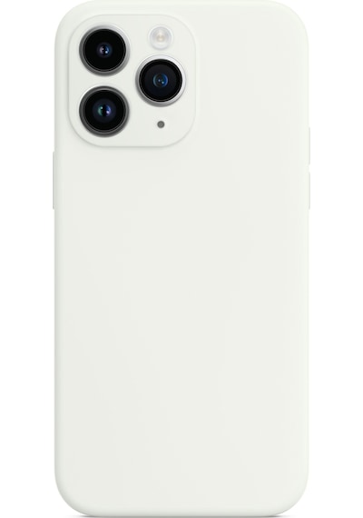Apple Uyumlu iPhone 11 Pro Kılıf Nano Lansman Silikon Arka Kapak Beyaz