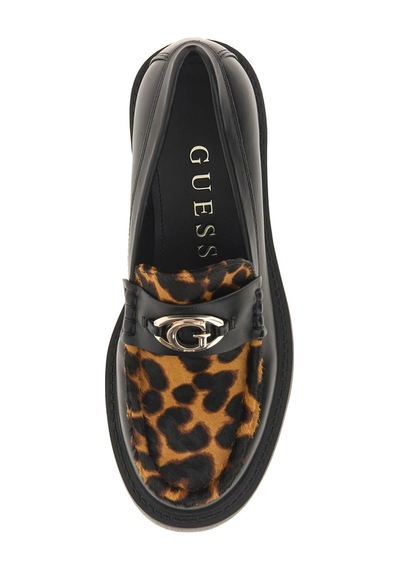Guess Kadın Yanika2 Leopar Desenli Kalın Tabanlı Makosen - Mix 4120742