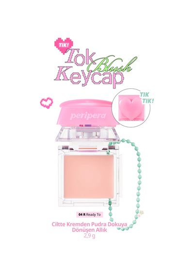Ciltte Kremden Pudra Dokuya Dönüşen Allık Perıpera Tok Blush Keycap 04 Ready To