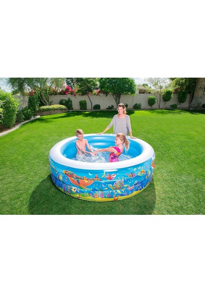 Havuz Şişme Jumbo Desenli Yuvarlak 196cm X 53cm Bestway 51122