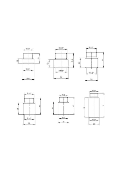 Yak 1 Cm 1/2 Uzatma Parçası 102134210 Krom