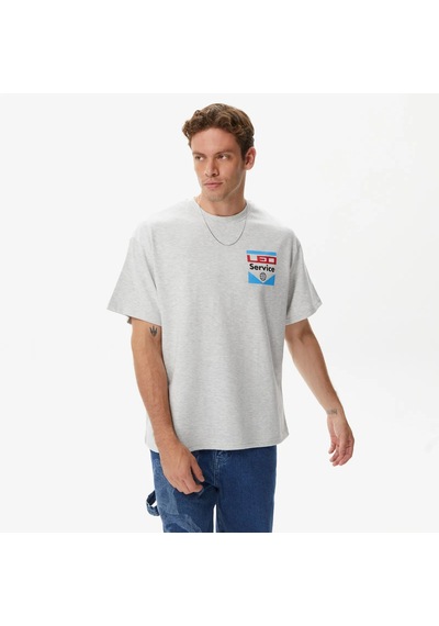 Leo Service Erkek Gri T-shirt
