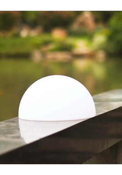 Orbis Solar Yuvarlak Bahçe Lambası - 30 Cm Beyaz
