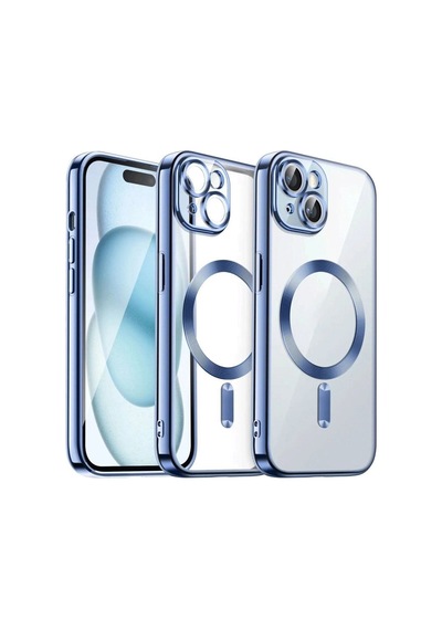 Apple İphone 15 Kılıf Kross Magneticsafe Kapak - Sierra Blue Çok Renkli