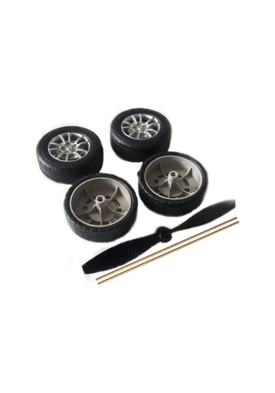 Tekerlek 46 MM 4 Adet 1 Adet Tek Kanat Pervane Seti
