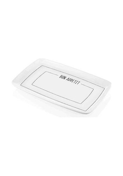 The Mia Daily Tunes Dikdörtgen Servis Tabağı - 34 X 25 Cm Dly007