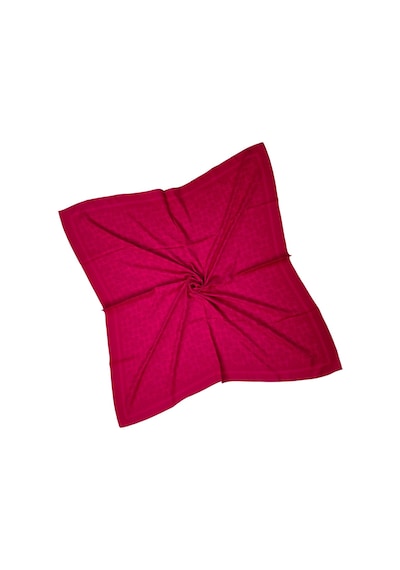 Mim Eşarp Işıl İpek - C Desen Siena Eşarp 100x100 Cm Nar Çiçeği