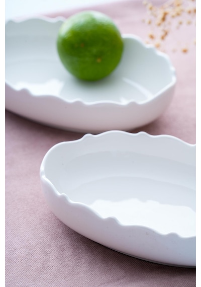 Acar Nirvana Oval Sunum Tabağı - 16.5 Cm