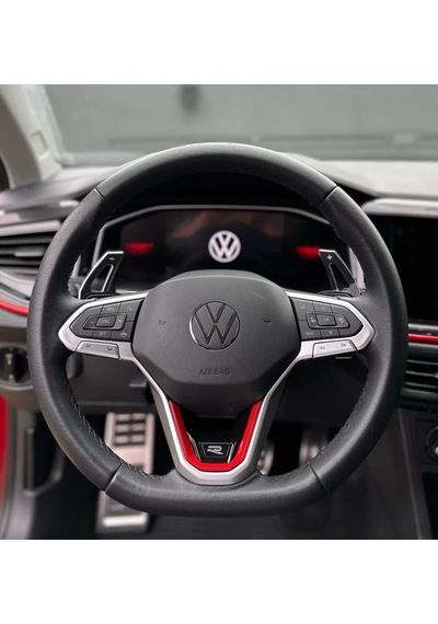 Autogp Vw Golf 8 R Direksiyon Orta Trimi Kırmızı Renkli